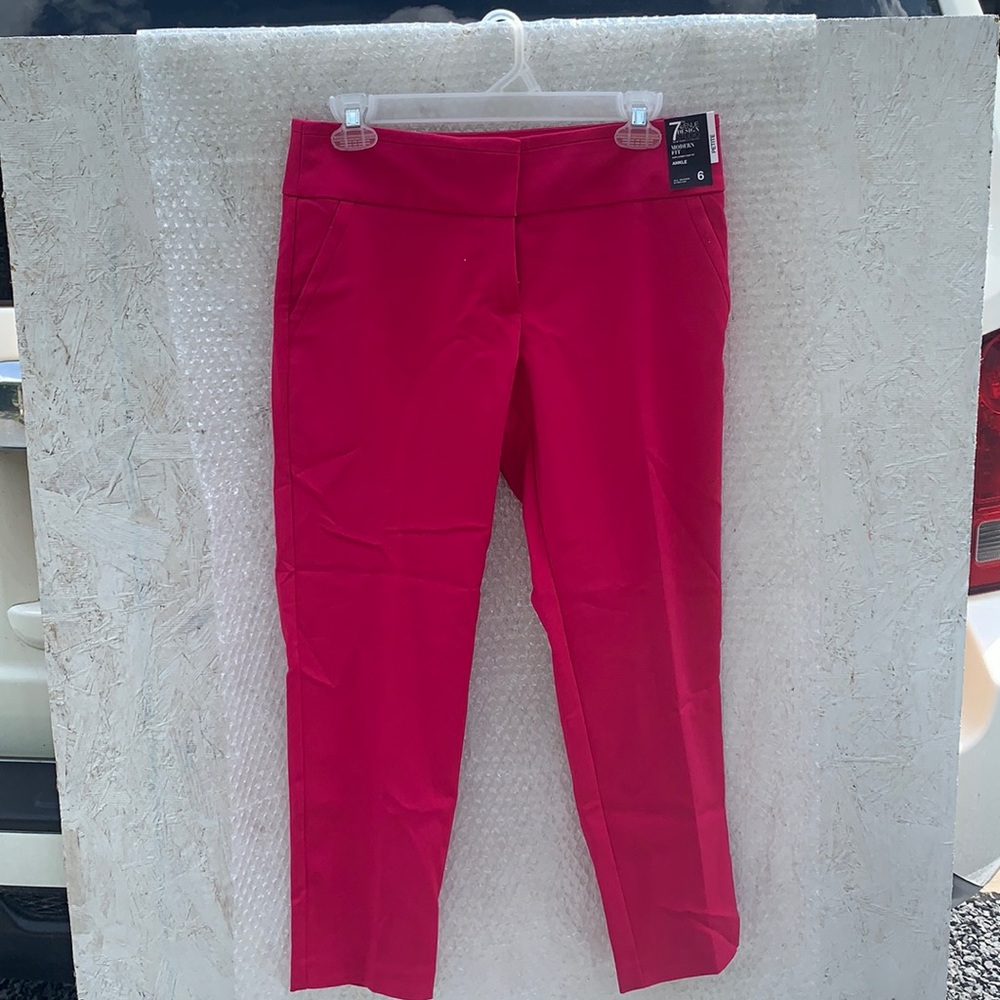 7th Ave Pink Ankle Pants w/tags